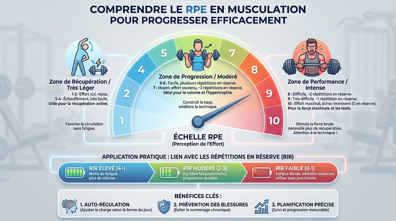Comment utiliser le RPE en musculation ?