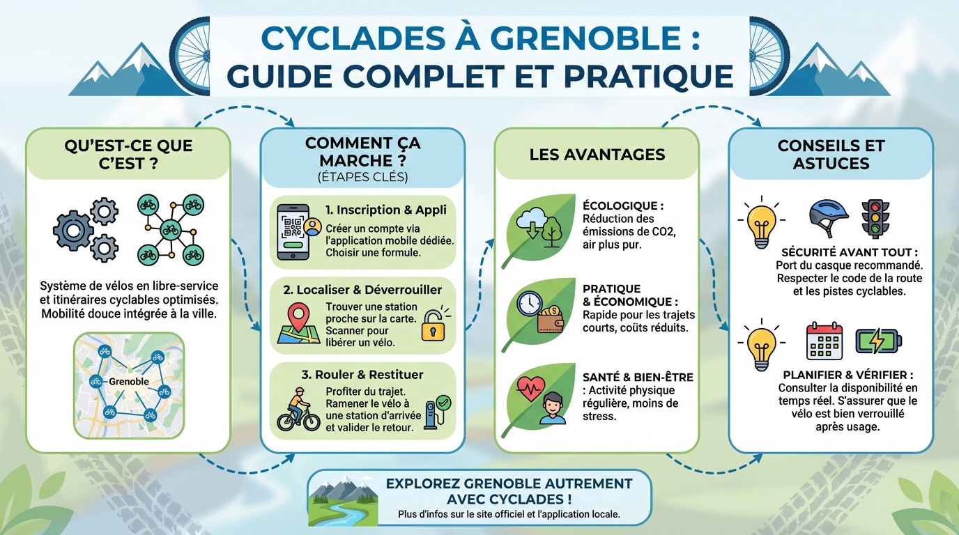 Comment accéder à Cyclades à Grenoble ?