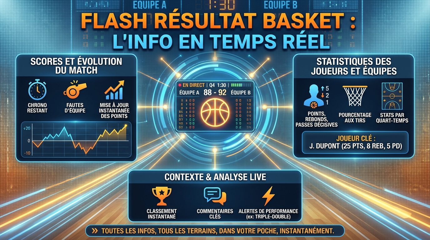 Qu'est-ce que le flash résultat basket ?